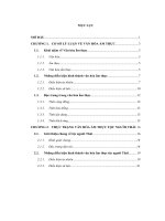 thực trạng văn hóa ẩm thực tộc người thá