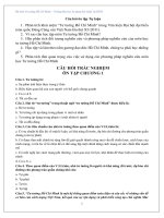 Câu hỏi Ôn tập chương 1 môn TTHCM (tự luận và trắc nghiệm) (1)