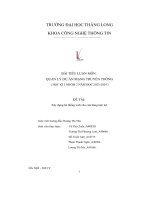 bài tiểu luận môn quản lý dự án mạng truyền thông đề tài xây dựng hệ thống web cho cửa hàng tiện lợi