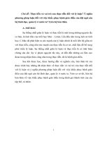 Thực tiễn và vai trò và Ý nghĩa phương pháp luận Đối với việc khắc phục bệnh giáo Điều của
