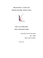 tiểu luận môn học kỹ năng đạo đức và trách nhiệm xã hội của người làm báo