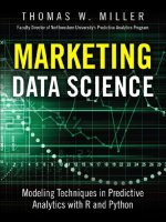 Marketing Data Science_ Modeling Techniques In Predictive Analytics With R And Python