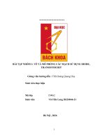 bài tập nhóm 1 vẽ và mô phỏng các mạch sử dụng diode transistor bjt