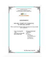 lập kế hoạch triển khai mobile marketing cho cửa hàng mỹ phẩm nuty cosmetic