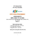 đề tài thiết kế mạch chuyển đổi nguồn điện từ 220vac ra 5v 9v 12v 24v