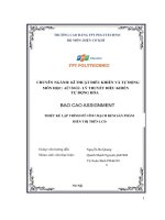 báo cáo assignment đề tài thiết kế lập trình mô hình mạch đếm sản phẩm hiển thị trên lcd