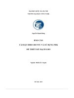báo cáo cài đặt hđh ubuntu và sử dụng pdk để thiết kế mạch ldo