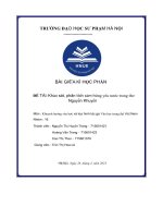 bài giữa kì học phần đề tài khảo sát phân tích cảm hứng yêu nước trong thơ nguyễn khuyến