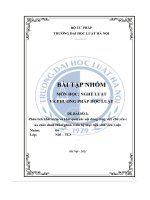 tiểu luận phân tích khái niệm và khái quát các nội dung công việc chủ yếu của chức danh thẩm phán liên hệ thực tiễn sinh viên luật