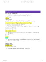 câu hỏi trắc nghiệm môn chủ nghĩa xã hội