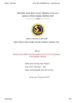 phân tích thiết kế hệ thống quản lý cửa hàngvăn phòng phẩm