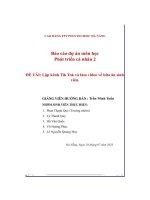 đề tài lập kênh tik tok và làm video về bữa ăn sinhviên