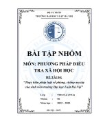 tiểu luận thực hiện pháp luật về phòng chống ma túycủa sinh viên trường đại học luật hà nội