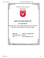 phân tích và lấy ví dụ về thẩm quyền của tòa án việt namđối với các vụ việc thừa kế có yếu tố nước ngoài