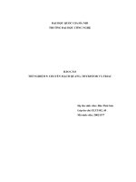 báo cáo thí nghiệm 9 chuyển mạch quang thyristor và triac