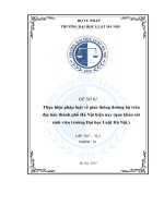 tiểu luận thực hiện pháp luật về giao thông đường bộ trênđịa bàn thành phố hà nội hiện nay qua khảo sátsinh viên trường đại học luật hà nội