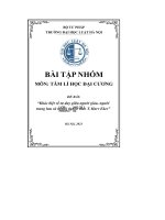 tiểu luận khác biệt về tư duy giữa người giàu ngườitrung lưu và người nghèo theo t harv eker