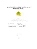 đồ án 2 thiết kế chế tạo mạch và thiết bị điện đề tài thiết kế mạch báo khói sử dụng mq2