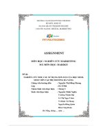 nghiên cứu nhu cầu sử dụng son 3ce của học sinh sinh viên tại thị trường đà nẵng