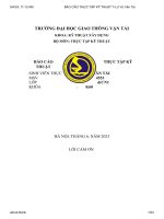 báo cáo thực tập kỹ thuật t lu vũ văn tài