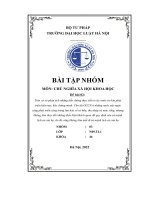 tiểu luận trên cơ sở phân tích những dẫn chứng thực tiễn ở các nước tư bản pháttriển hiện nay hãy chứng minh cho dù gccn ở những nước này ngàycàng phát triển càng trung lưu hóa về sở hữu