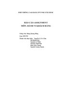 tổng quan về thị trường dầu gội vàhành vi sử dụng sản phẩm