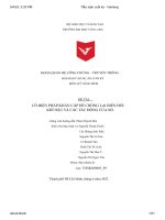 có biện pháp khẩn cấp để chống lại biến đổikhí hậu và các tác động của nó