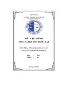 tiểu luận đề tài phòng chống tội phạm bắt cóc trẻ em trên địa bàn thành phố hà nội hiện na