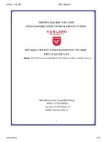 phân tích hoạt động marketing tích hợp trong năm 2023 của doanh nghiệp đó