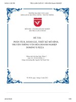 phân tích đánh giá thiết kế mô hình truyền thông văn hóa doanh nghiệpdominos pizza