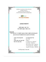 xây dựng và triển khai thực hiện kế hoạch quảng bá website du lịch suntour