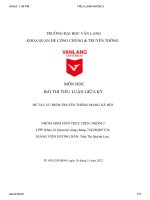 ưu điểm truyền thông mạng xã hội