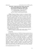 BUILDING A PROCESS OF PRACTISING THE SKILL TO TEACH MATHEMATICAL MODELLING FOR STUDENTS OF PRIMARY EDUCATION