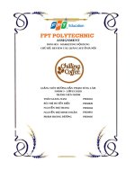 tiểu luận chủ đề nhóm lựa chọn review quán cafe tại hà nội