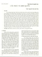 SINH THÁI VĂN HÓA: XÂY DỰNG CÁC KHÁI NIỆM THÍCH HỢP 10 ĐIỂM