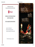 tiểu luận múa rối nước