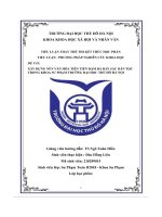 tiểu luận phương pháp nghiên cứu khoa học ề tài xây dựng nền văn hóa tiên tiến đậm đà bản sắc dân tộc trong khoa sư phạm trường đại học thủ đô hà nội