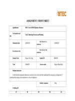 unit 2 marketing processes and planning orientation of plans and goals of masan group