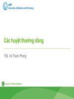 bài giảng các huyệt thường dùng