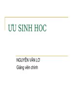Ưu sinh hoc trong tự nhiên