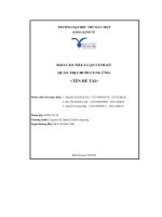 Báo Cáo Tiểu Luận Cuối Kỳ Quản Trị Chuỗi Cung Ứng.pdf