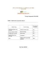 group assignment mas202 topic multivariate regression analysis