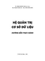Hệ quản trị cơ sở dữ liệu: Hướng dẫn thực hành