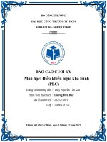 báo cáo này trình bày về 14 bài tập plc giúp hỗ trợ việc thiết kế hệ thống sản xuất trong công nghiệp cụ thể là các bài tập về plc omcron