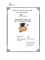 tiểu luận kiểm thử nâng caodự án kiểm thử tự động