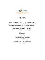report super resolution using generative adversarial networksgans