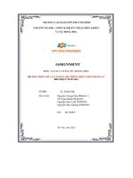 đề tài thiết kế và lắp đặt hệ thống điện cho chung cư hh2 diện tích 70m