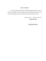 Luận văn thạc sĩ: Giải pháp tạo việc làm cho lao động nông thôn trên địa bàn huyện Chương Mỹ, thành phố Hà Nội trong bối cảnh đô thị hóa