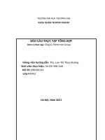 Báo cáo thực tập tổng hợp công ty NHH Mee Group