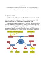 KẾ HOẠCH  TRUYỀN THÔNG KĨ NĂNG ỨNG XỬ PHÒNG TRÁNH BẠO LỰC HỌC ĐƯỜNG  Ở HỌC SINH TRUNG HỌC PHỔ THÔNG